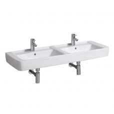 Раковина подвесная двойная Geberit Renova Nr.1 Plan 122130000 белая